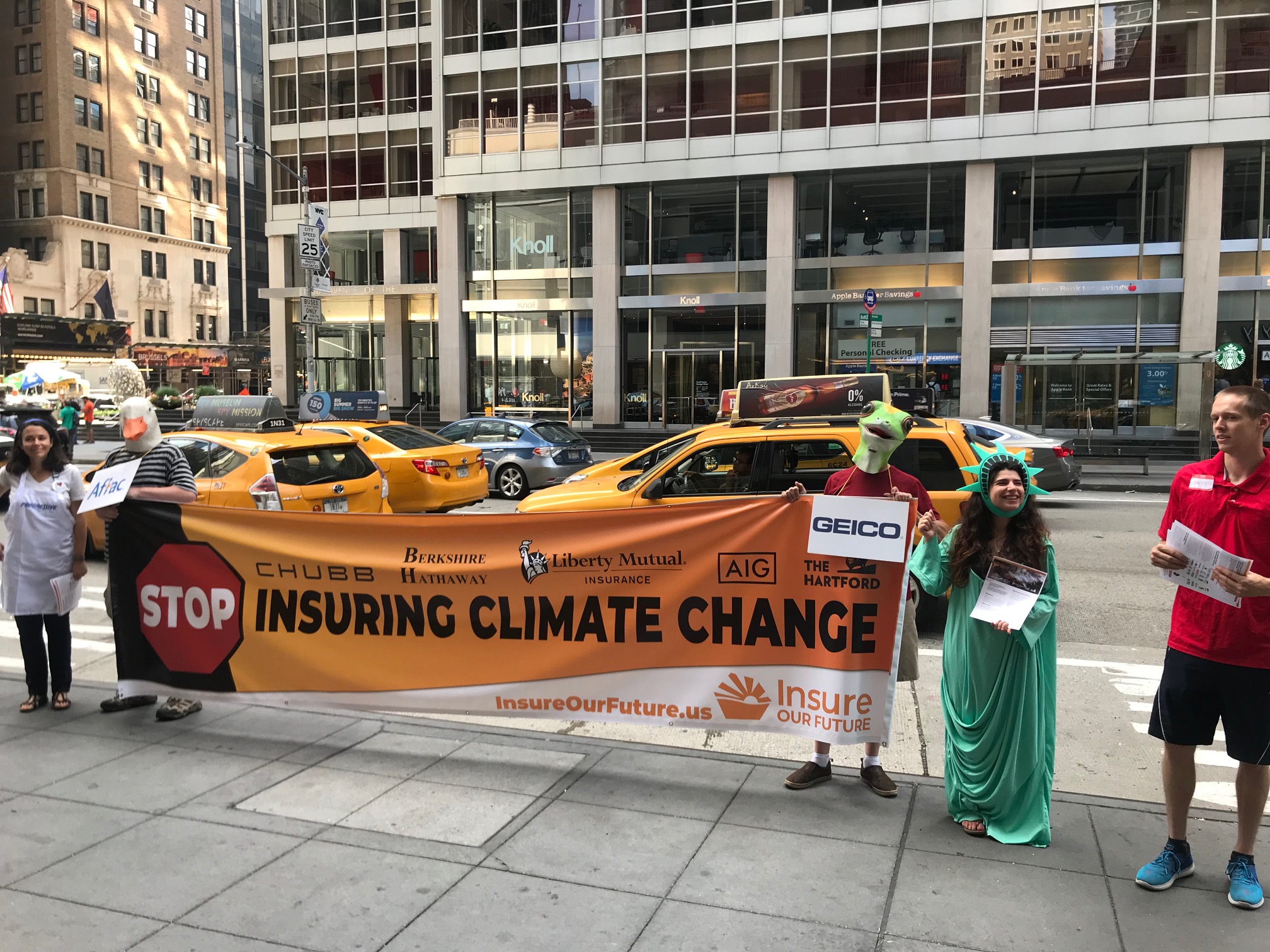 Demonstrators Push Insurance Industry on Climate Change at First NAIC